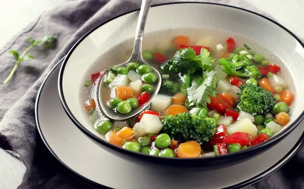 Sopa de verduras sabrosas — Foto de Stock