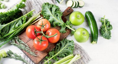 Taze çiğ sebze. Sağlıklı gıda 