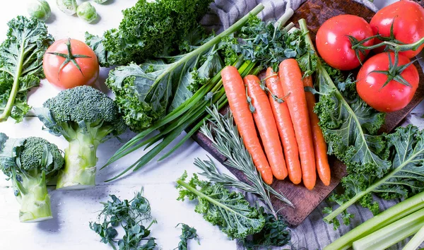 Taze çiğ sebze. Sağlıklı gıda kavramı