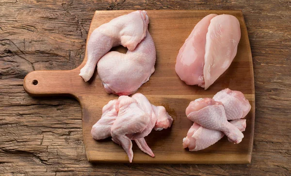 Carne crua de frango — Fotografia de Stock