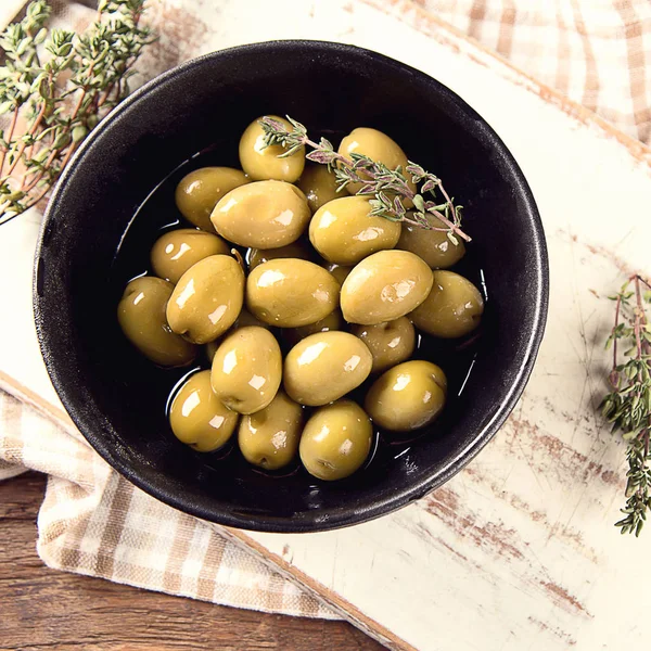 Different kind of olives. Green, black and kalamata olives