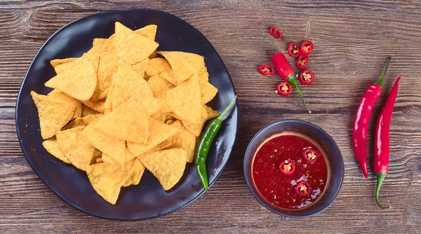 Mexican Nachos Corn Chips — Stock Photo, Image