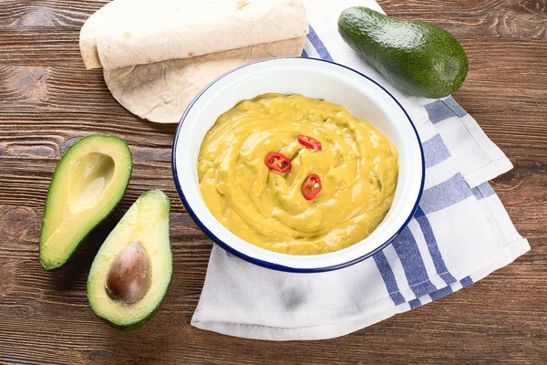 Guacamole sauce mexicaine — Photo