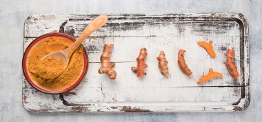 Zerdeçal (curcuma). Hint oryantal baharat