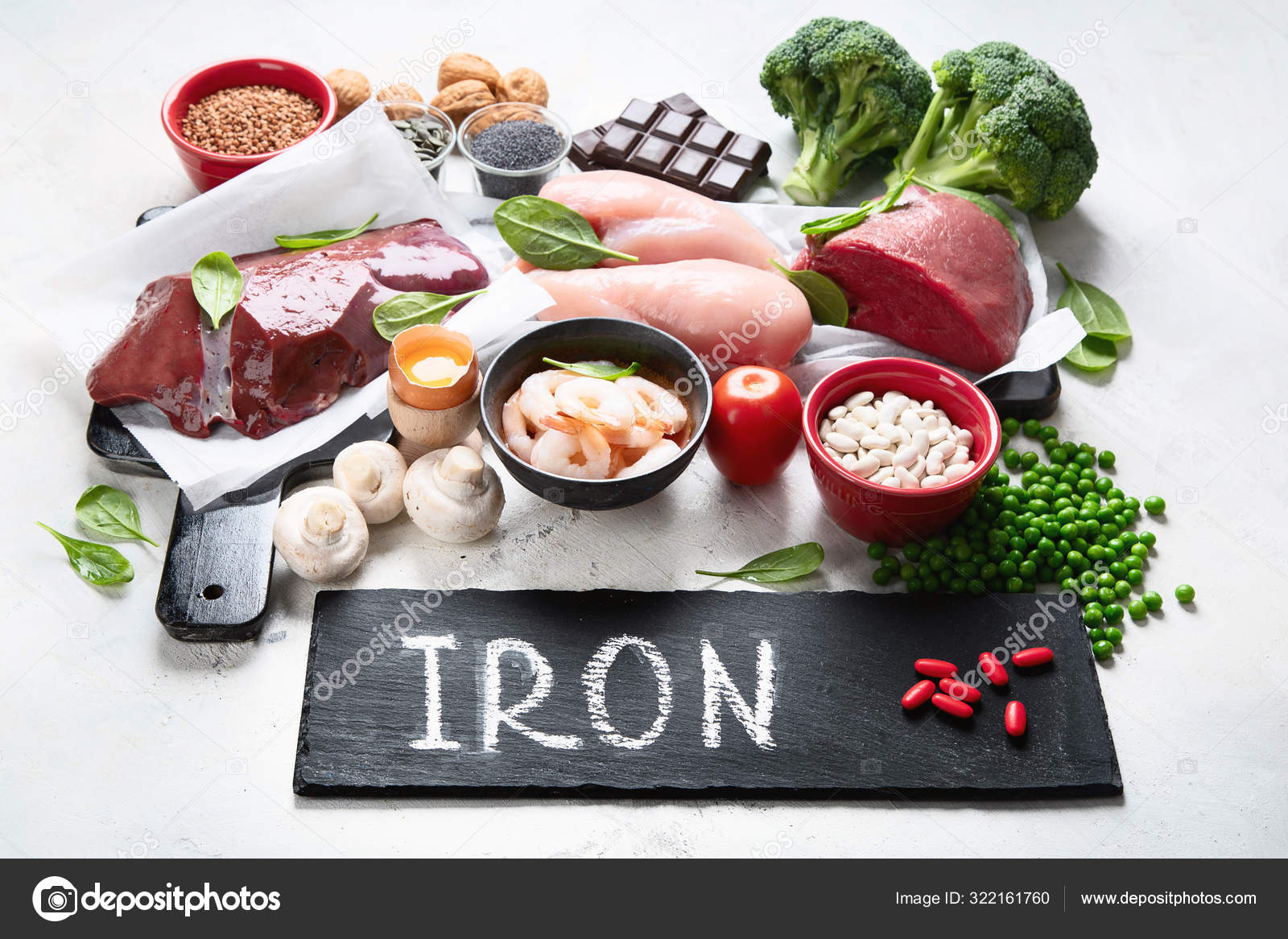 Iron Rich Foods Pictures Iron Rich Foods Stock Photos Images Depositphotos