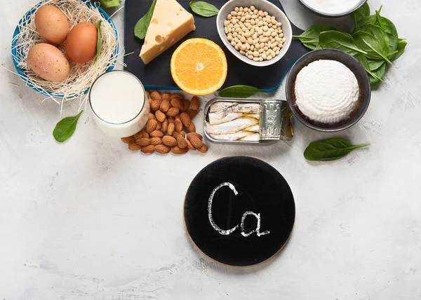 Aliments riches en calcium — Photo