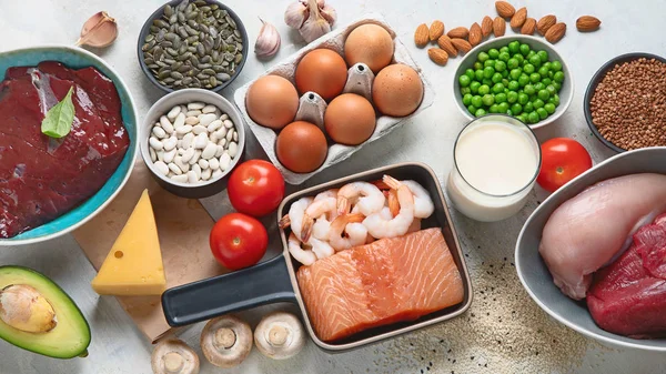 Alimentos ricos en zinc — Foto de Stock