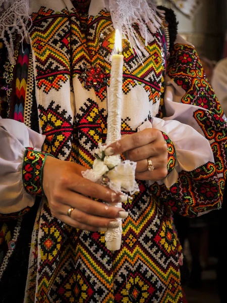 Hucul esküvő, Kárpátok, Ukrajna - nagy felbontású — Stock Fotó