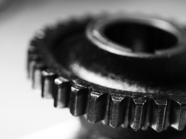 dişli tekerler yakın çekim