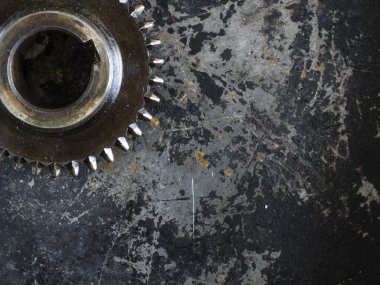 dişli tekerler yakın çekim