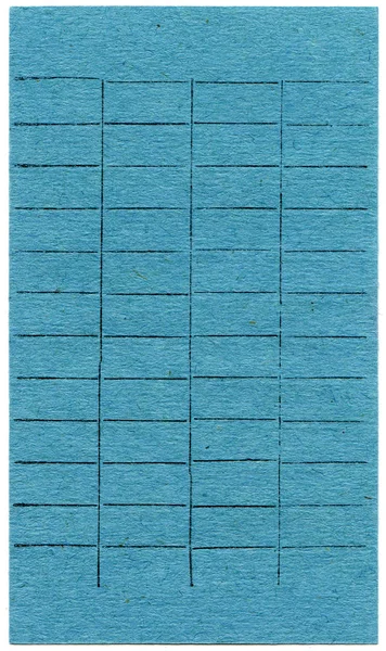 Viejo papel forrado azul — Foto de Stock