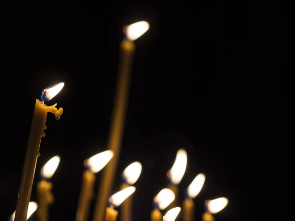 Candles in a church — Stock Photo, Image