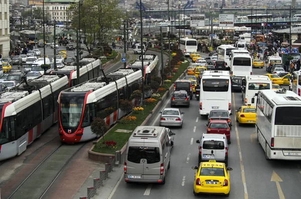 Kennedy Caddesi üzerinde trafik — Stok fotoğraf