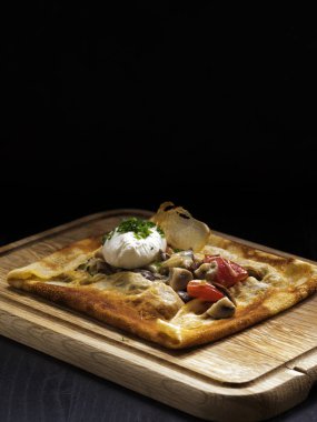 Krep yerken üzerine bira 