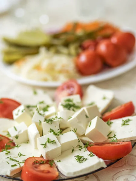 Piatto di formaggio — Foto Stock