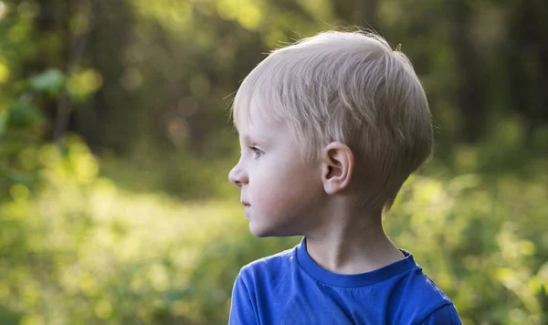 Porträtt av en liten pojke — Stockfoto