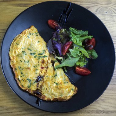 Dışarı 2 yumurta omlet,