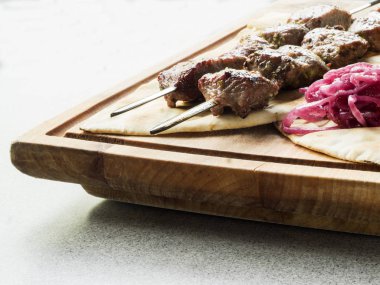 şiş kabab kuzu eti 