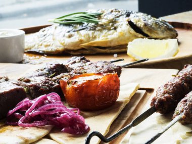 şiş kabab kuzu eti