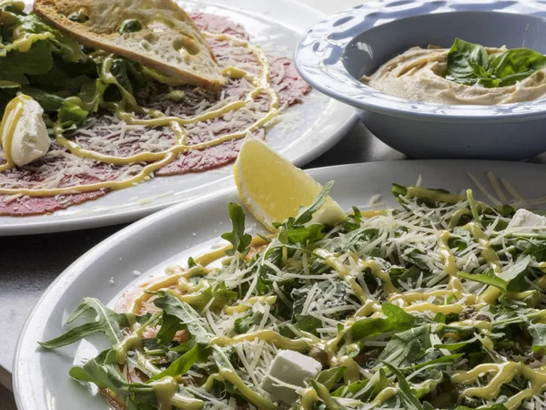 Carpaccio-Set — Stockfoto