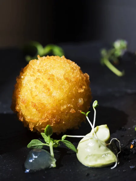 Mozzarella-Mısır karides ile