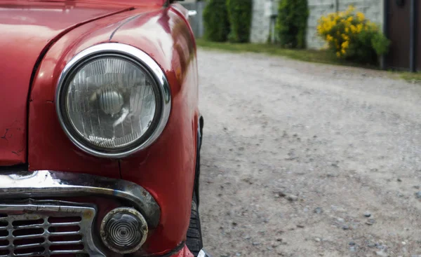 Headlight of a classic car — Stock Photo, Image