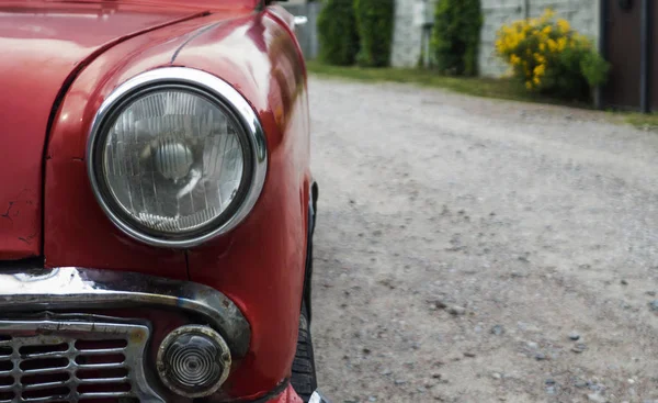 Koplamp van een klassieke wagen — Stockfoto