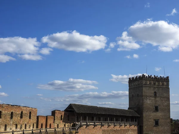 Vista do Castelo Lubart — Fotografia de Stock