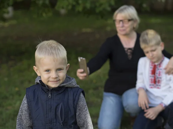 Kadın olun selfie — Stok fotoğraf