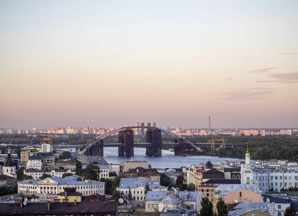 Flygfoto över Podol — Stockfoto