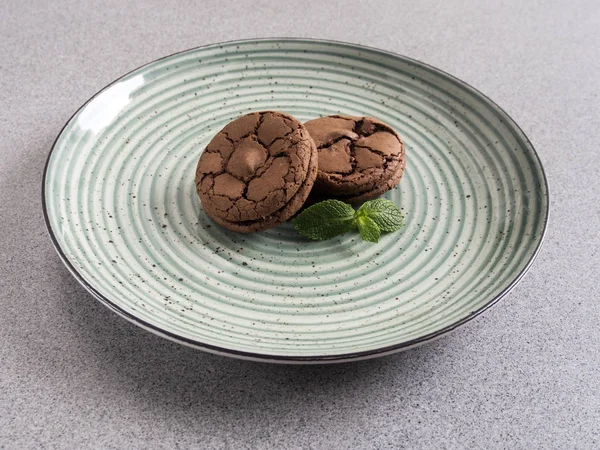 Brookies (Brownie koekjes) — Stockfoto