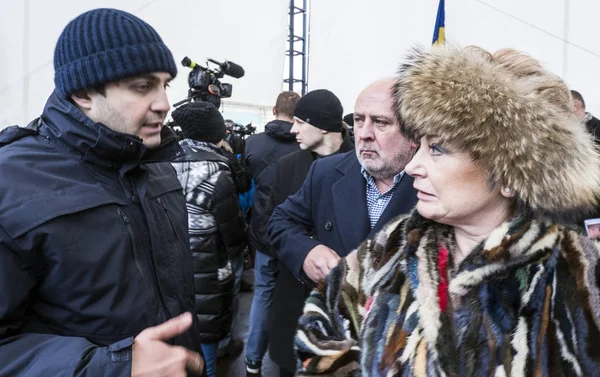 Activists released arrested Mikhail Saakashvil — Stock Photo, Image