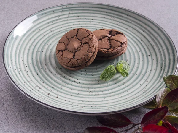 Brookies (Brownie Cookies) — Fotografia de Stock