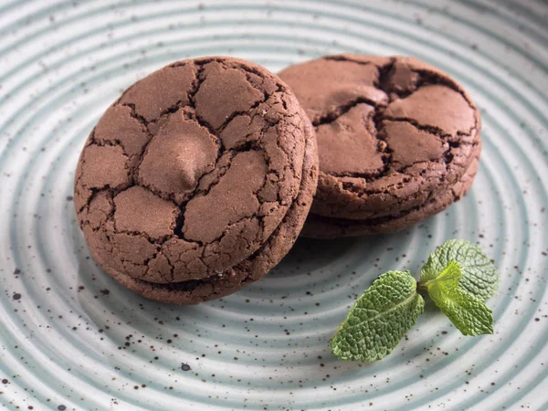 Brookies (Brownie koekjes) — Stockfoto