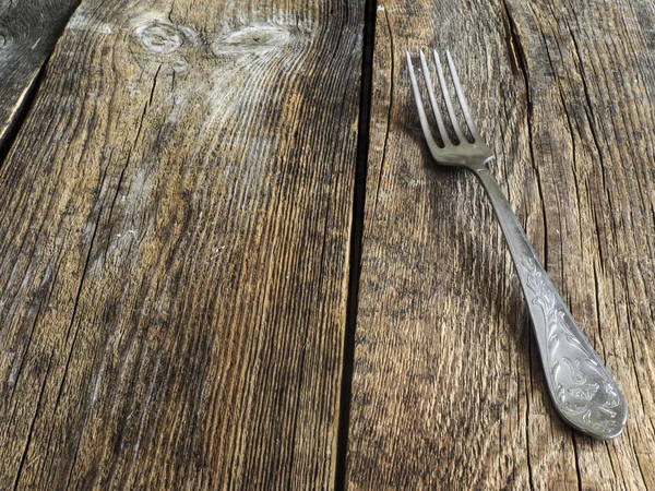 Tenedor en la mesa — Foto de Stock