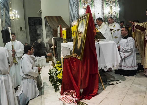 Obchody święta Maron St. w Kijów, Ukraina — Zdjęcie stockowe