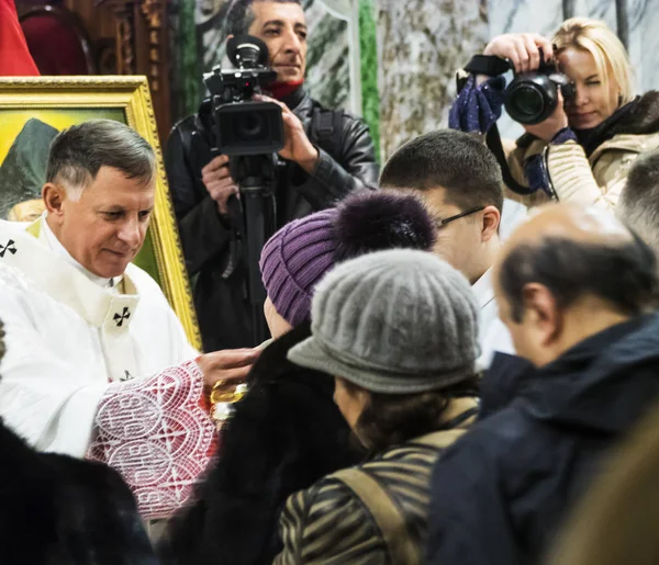 Feiern st. maron tag in kiev, ukraine — Stockfoto