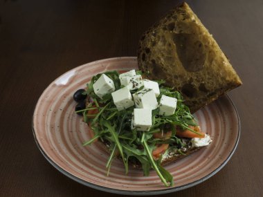 beyaz peynirli sandviç