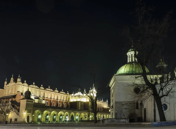 Kilise Adalbert Veya Kilisesi Main Market Square Old Town Krakow — Stok fotoğraf