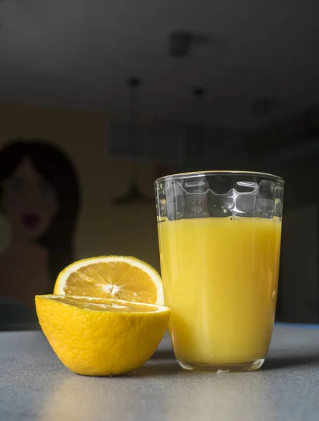 Sumo de laranja fresco — Fotografia de Stock