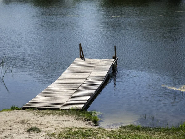 Footbridge for swimming — Stock Photo, Image