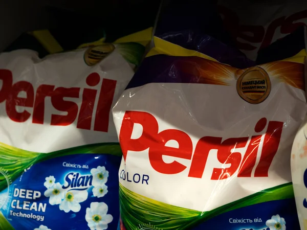 Большая Упаковка Persil Порошок Магазине — стоковое фото