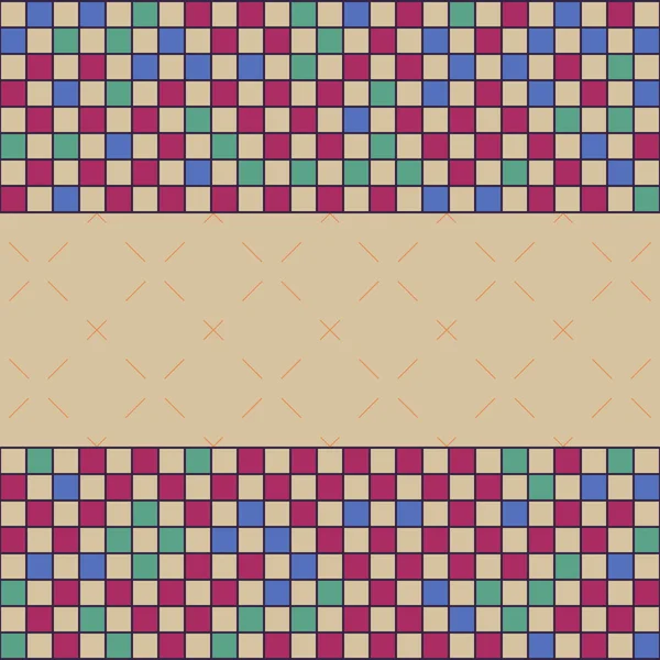 Patrón multicolor abstracto — Vector de stock