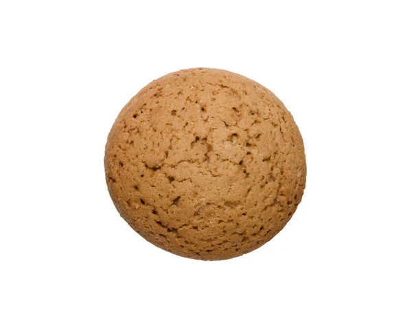 Biscotti di farina d'avena su un bianco — Foto Stock
