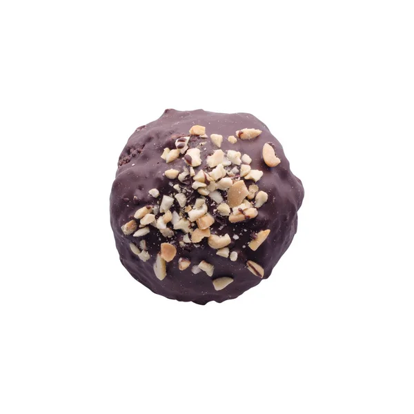 Pastel de chocolate con nueces — Foto de Stock