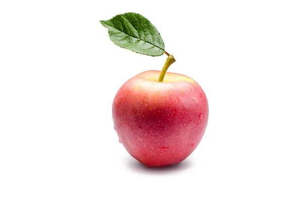 Red apple on a white — Stock Photo, Image