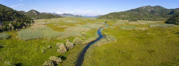 Panorama över Skadasjön i Montenegro — Stockfoto