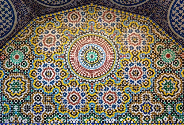 Traditionele Marokkaanse patroon achtergrond — Stockfoto