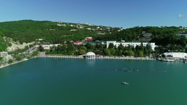 Lago Abrau Durso, Cáucaso, Rusia — Vídeos de Stock