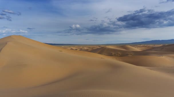 Gyönyörű Táj Sivatagban Naplementekor Időzóna — Stock videók